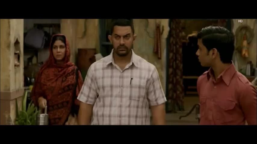 #摔跤吧!爸爸》主题曲!看摔跤大神如何把女儿